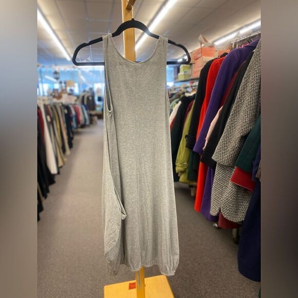 Chxlet Ladies Small Gray Cotton Sun Dress - Picture 3 of 3